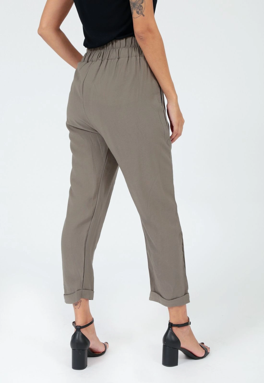 Calça Crepe Cós Elástico