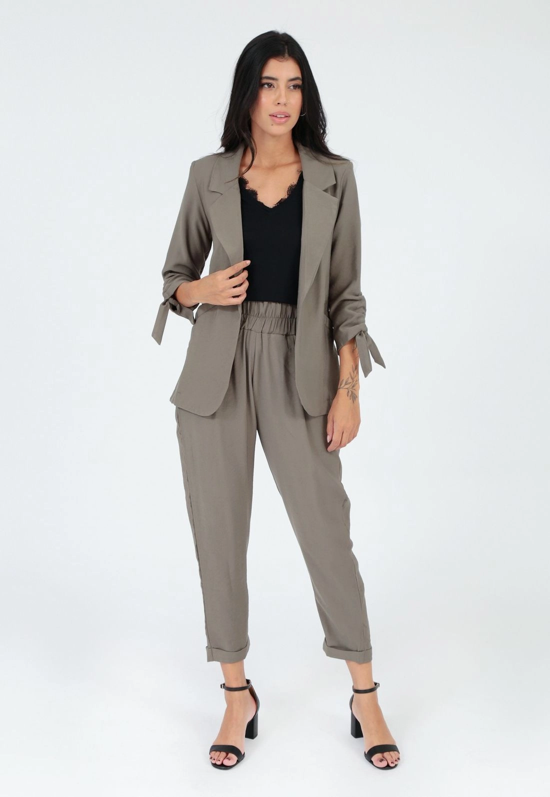 Calça Crepe Cós Elástico