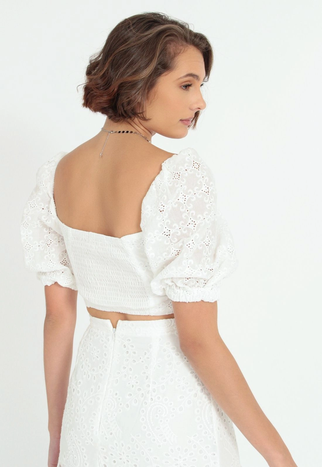 Blusa Cropped Laise Bufante