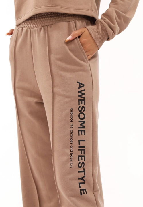 Calça Moletom Wide Leg