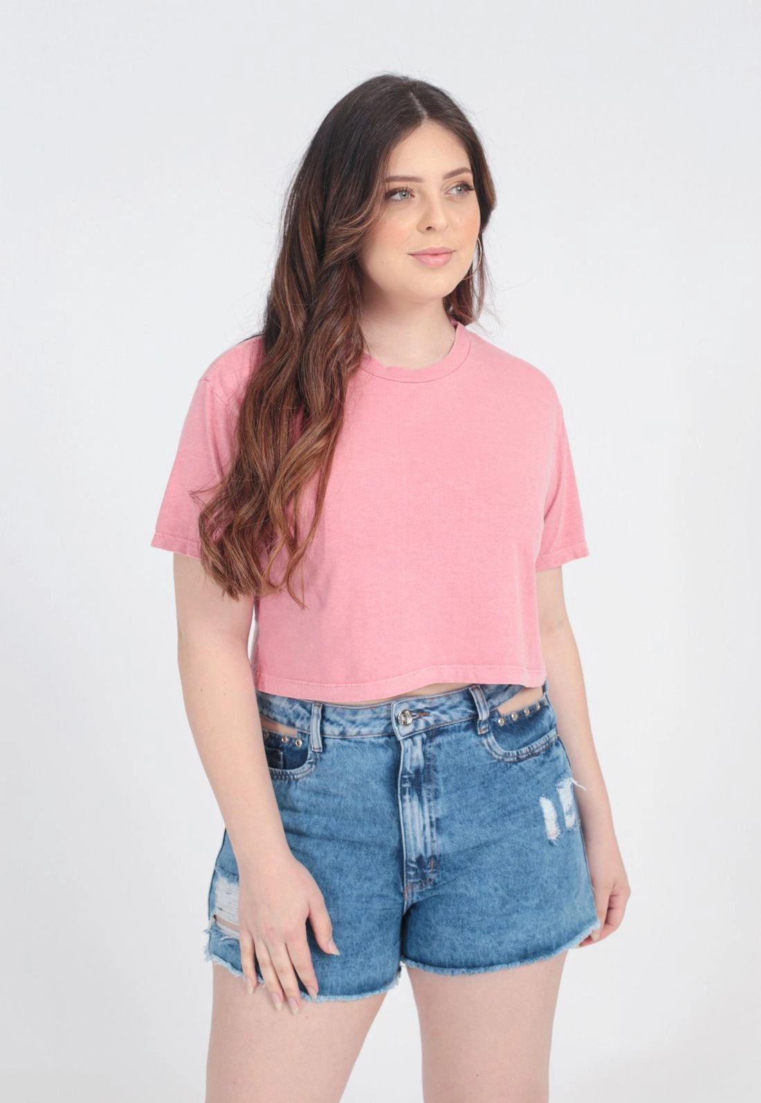 Blusa Cropped Estonada