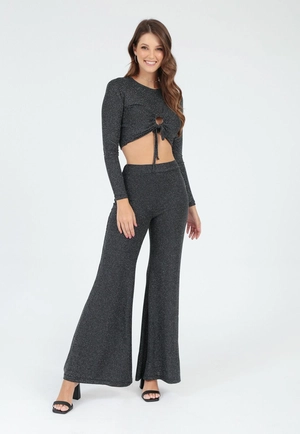 Calça Lurex Flare P