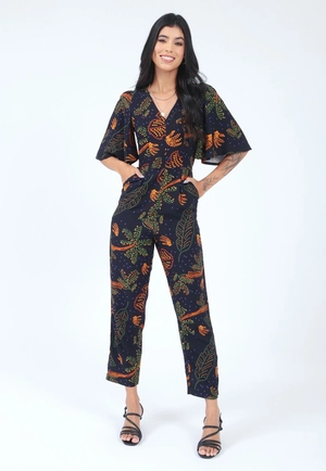 Macacão Viscose 3/4 Estampado
