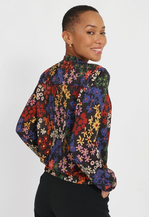 Jaqueta Lurex Bomber Liberty