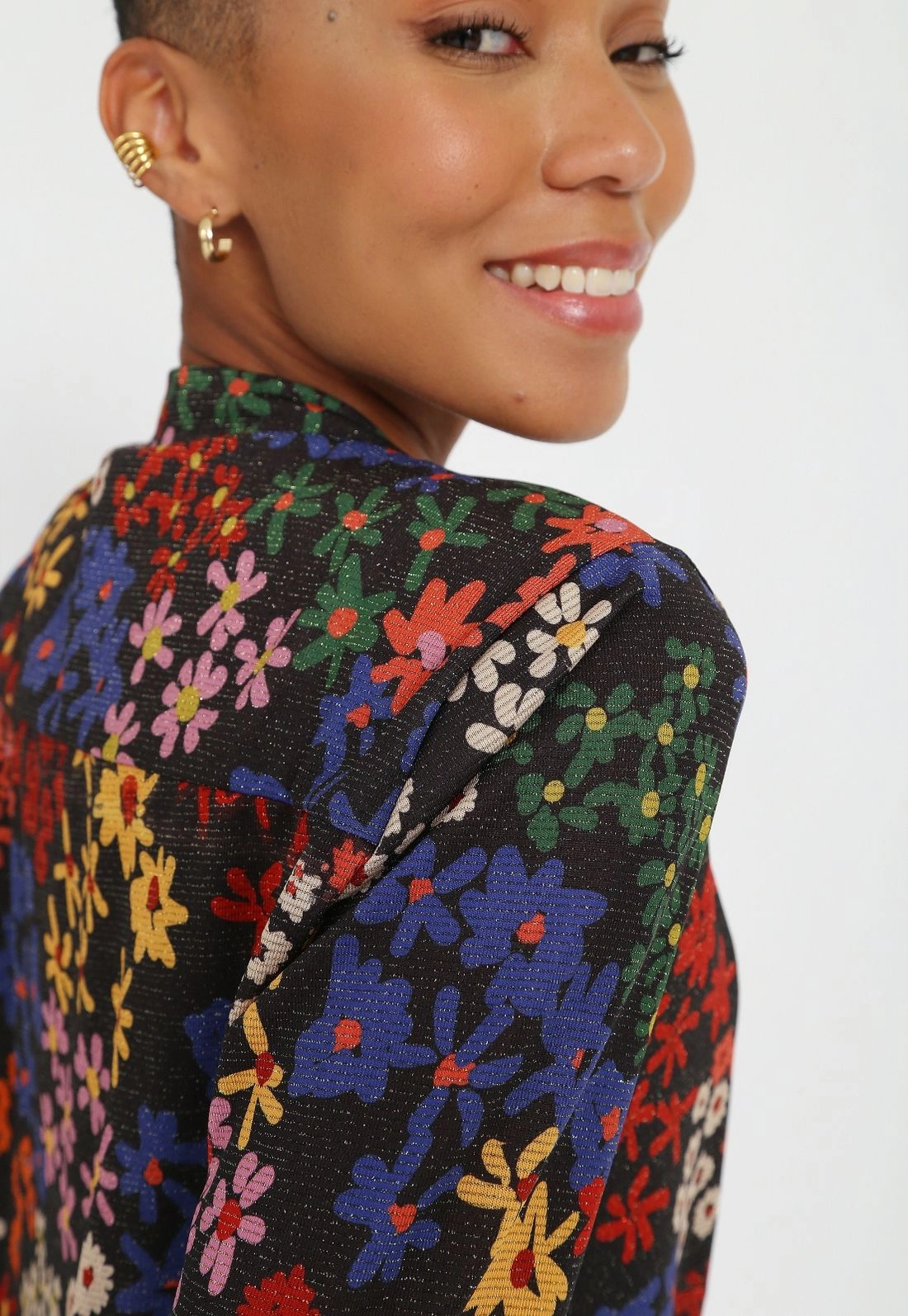 Jaqueta Lurex Bomber Liberty