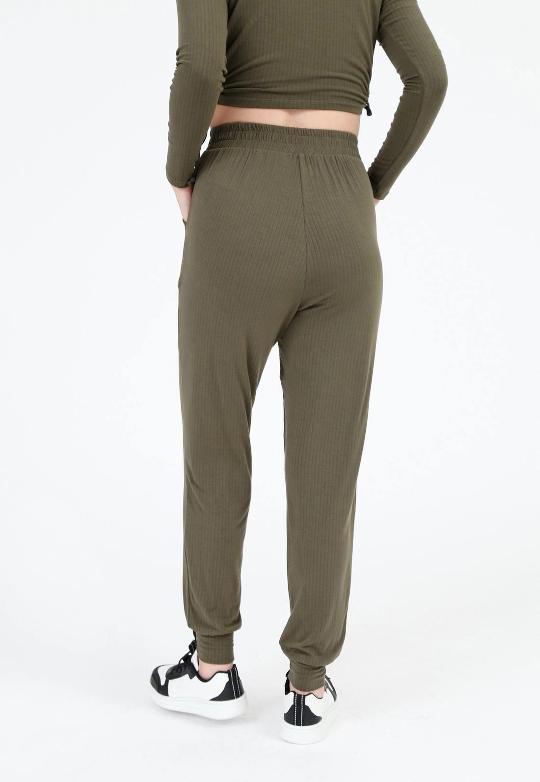 Calça Canelada Jogger