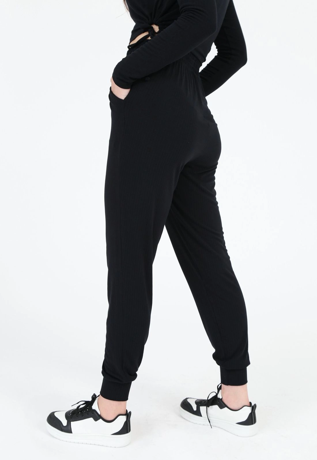 Calça Canelada Jogger