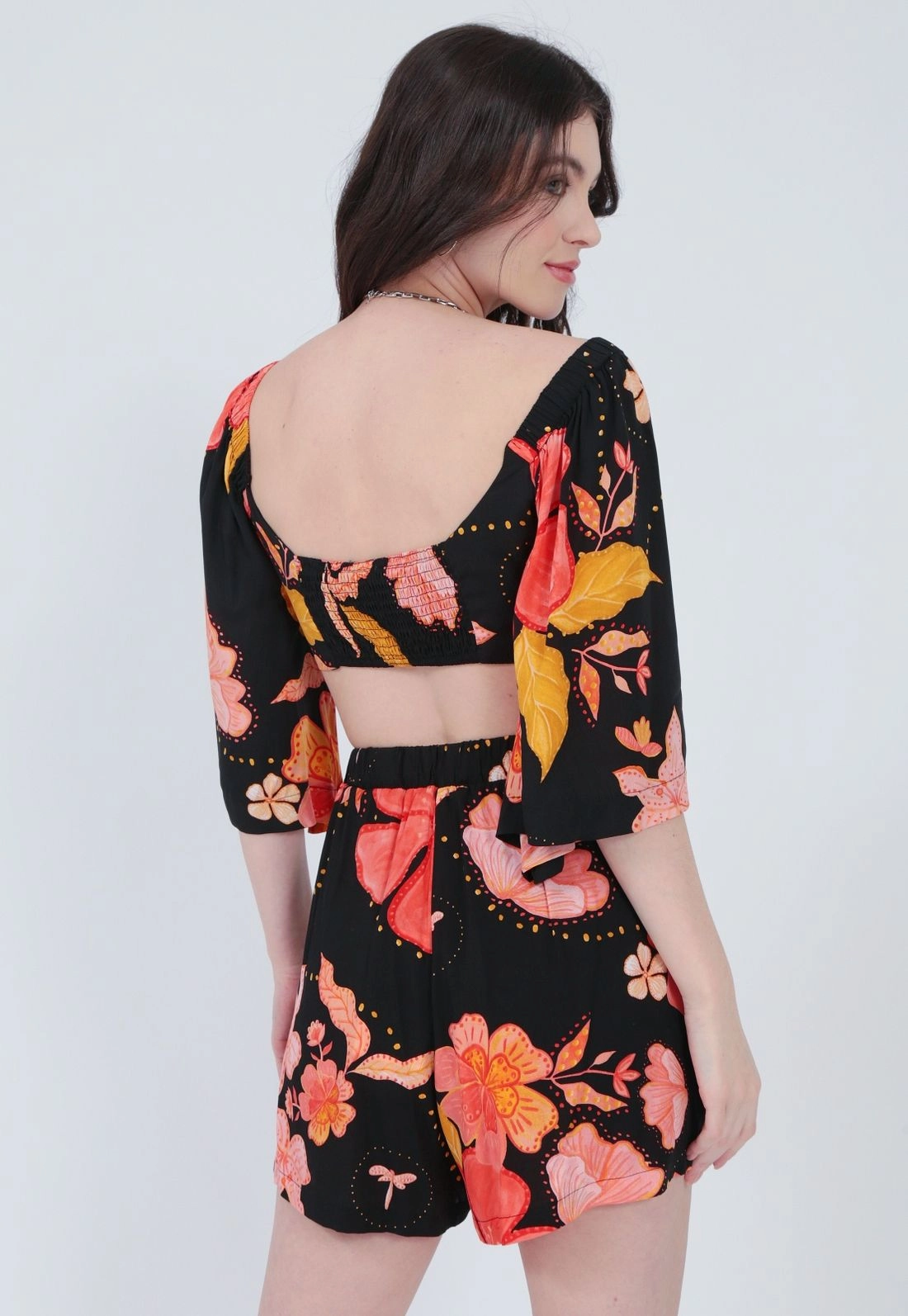 Shorts Viscose Floral