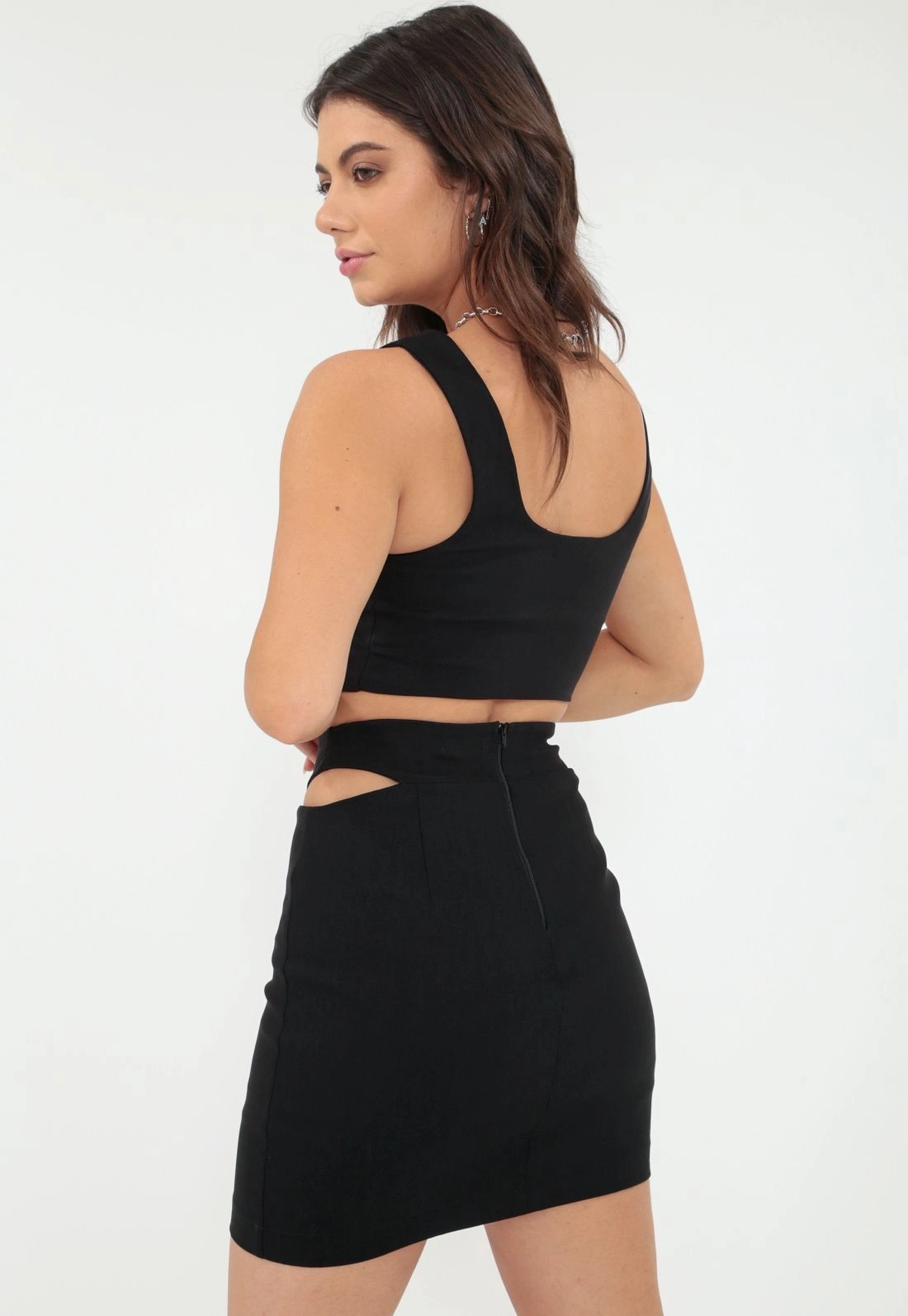 Shorts Saia Bengaline Vazado Cos