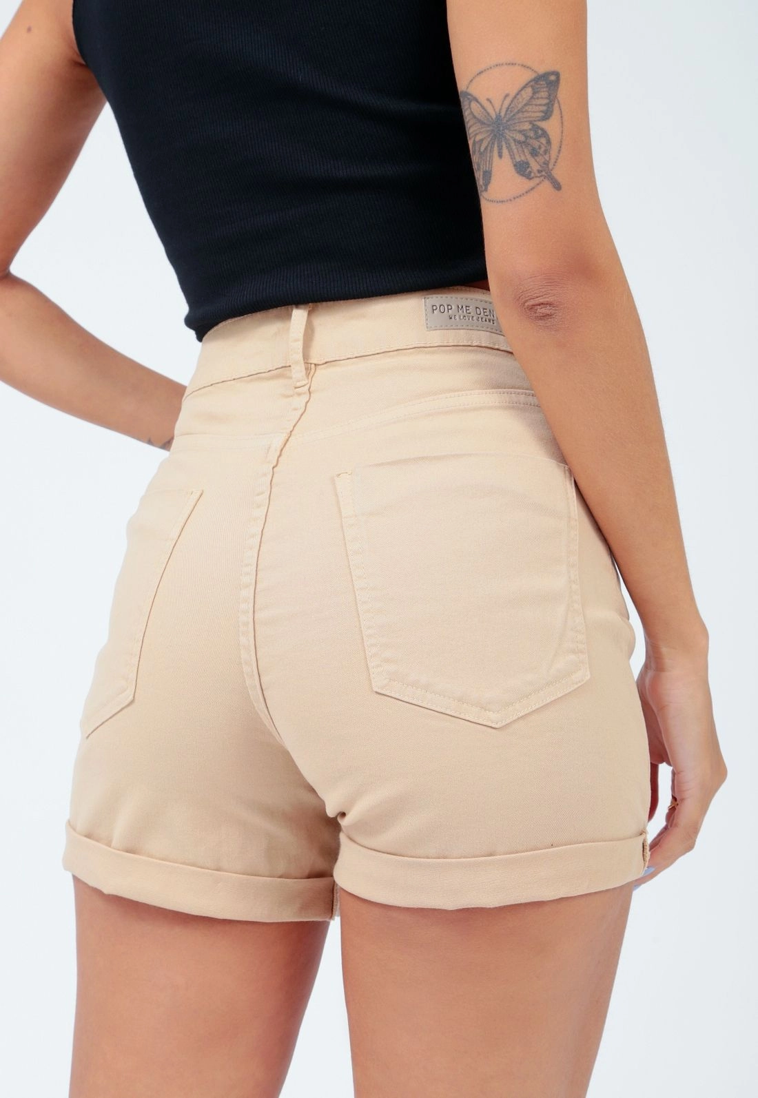 Shorts Sarja Estonado Barra Virada