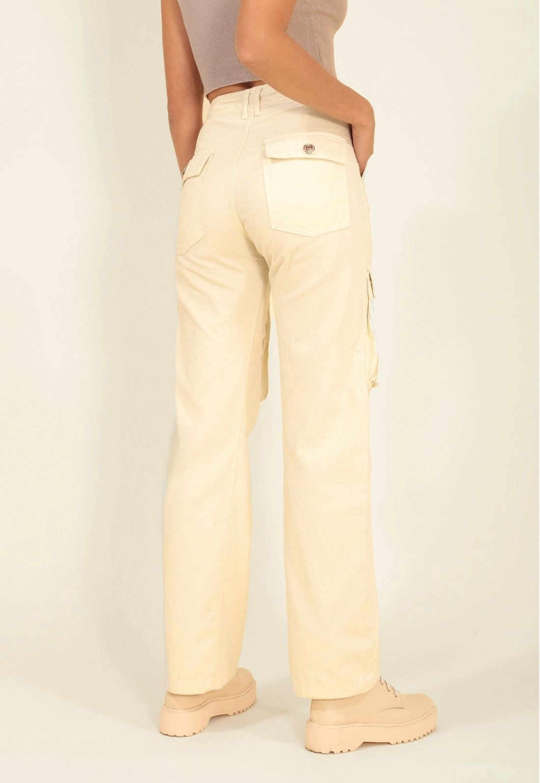 Calça Sarja Bolso Cargo