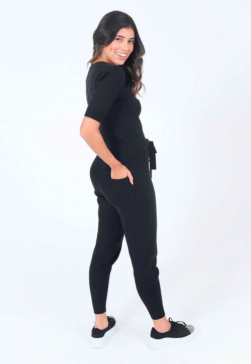 Calça Tricô Jogger