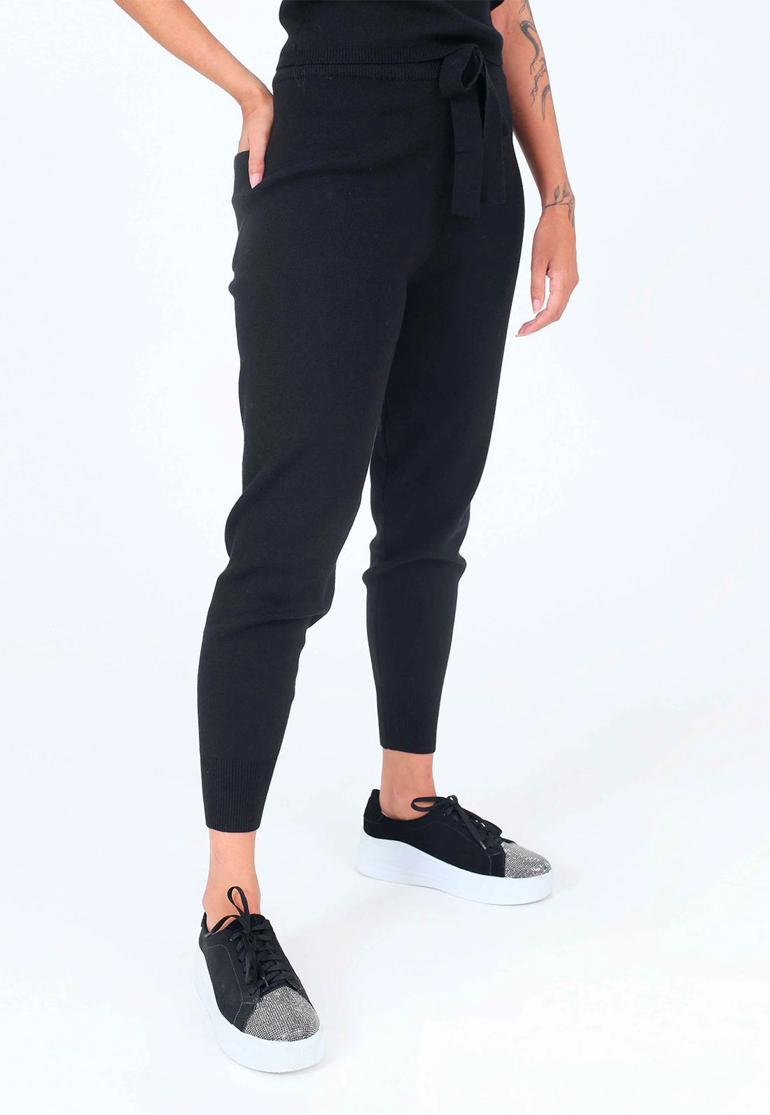 Calça Tricô Jogger