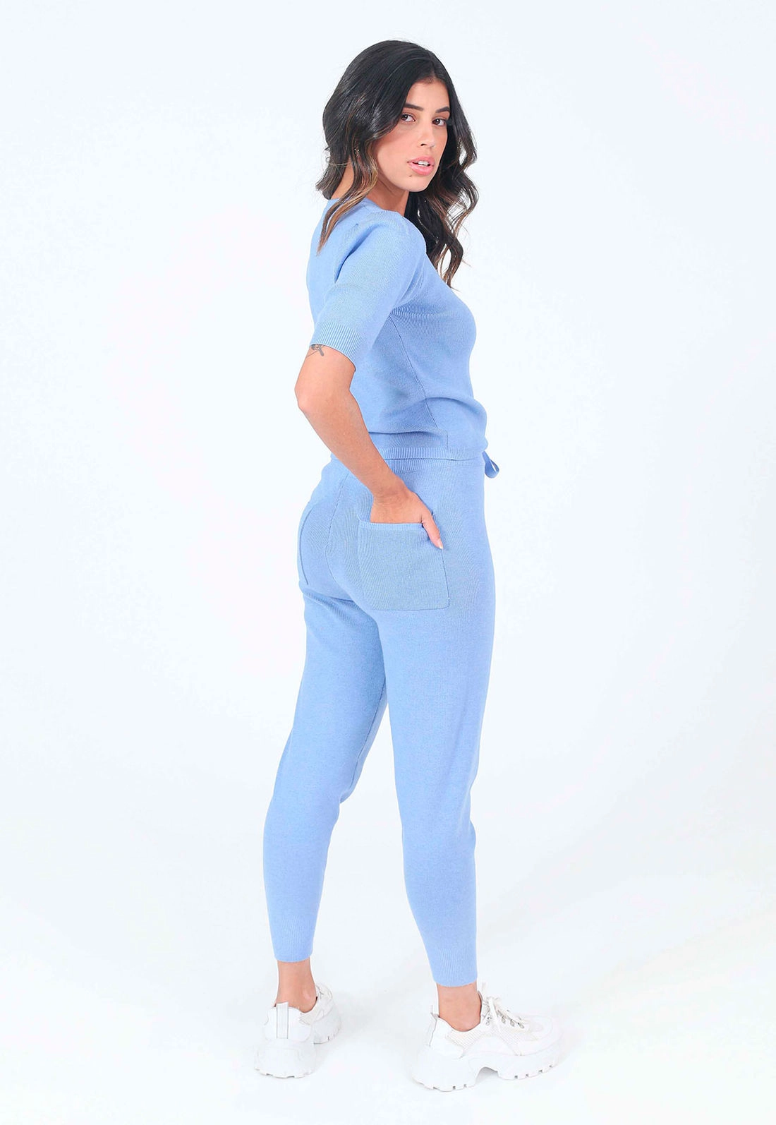 Calça Tricô Jogger