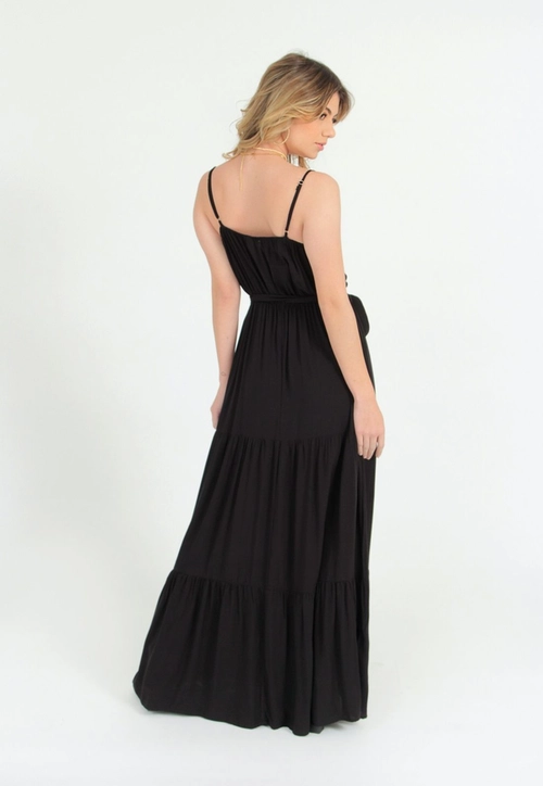 Vestido Longo 3 Marias Faixa