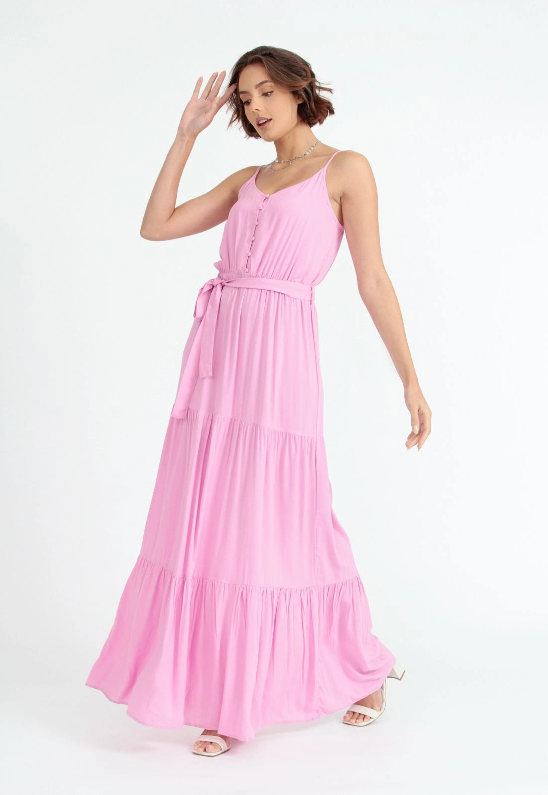 Vestido Longo 3 Marias Faixa