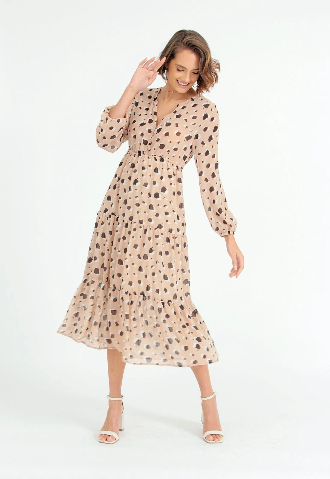 Vestido Midi Estampado