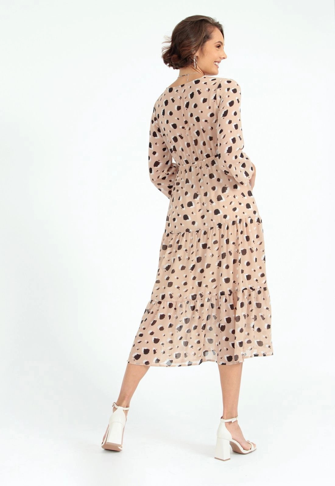 Vestido Midi Estampado