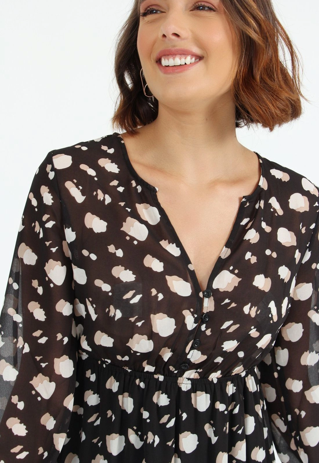 Vestido Midi Estampado