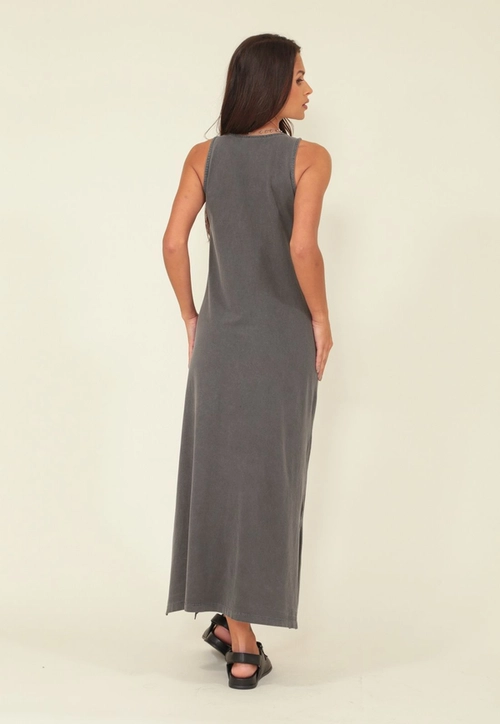 Vestido Midi Malha Estonado New York