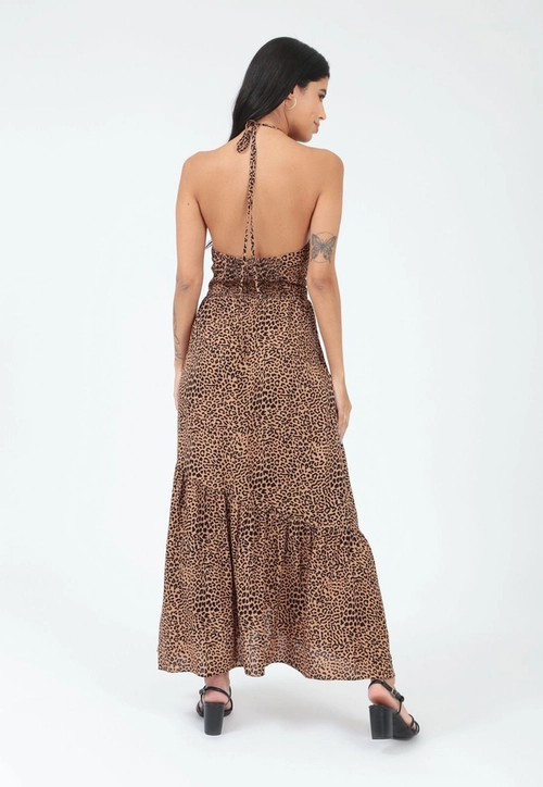 Vestido Viscose Alça Midi A.Print