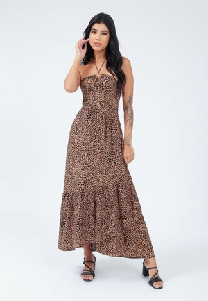 Vestido Viscose Alça Midi A.Print