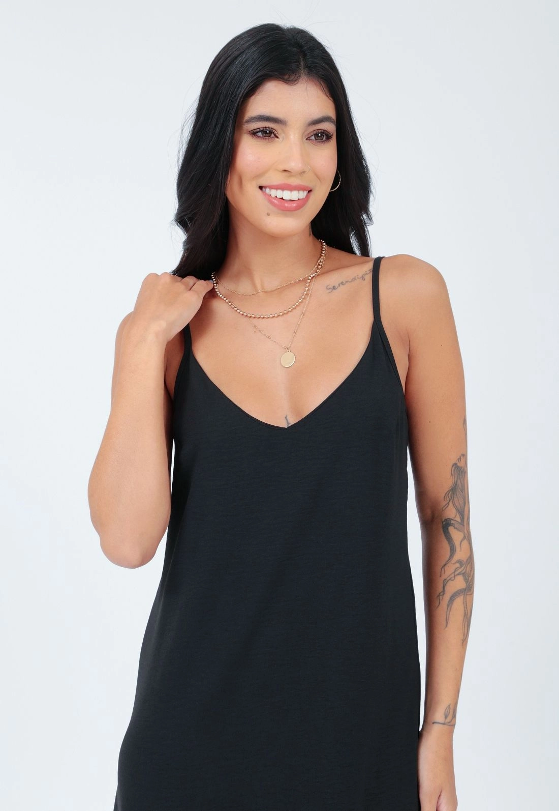 Vestido Air Flow Alça Babado