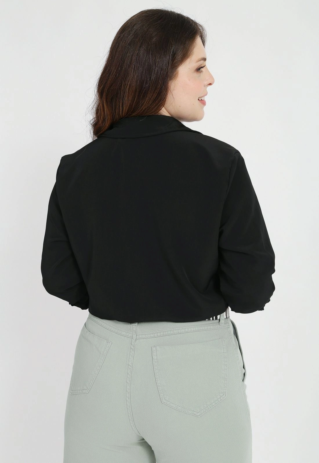 Camisa Manga Longa Barra Puxador P
