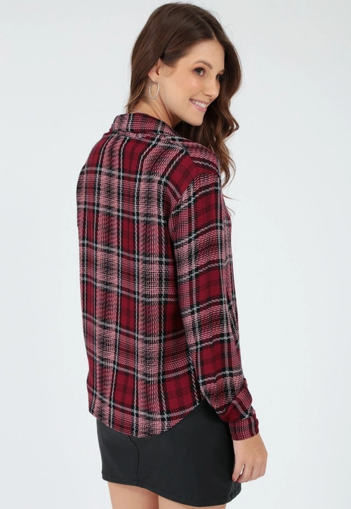Camisa Manga Longa Xadrez P