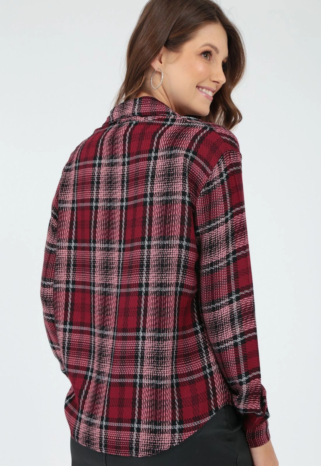 Camisa Manga Longa Xadrez P