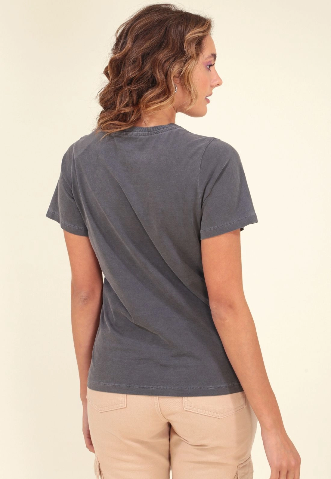 Camiseta Em Meia Malha Com Estampa Freedom