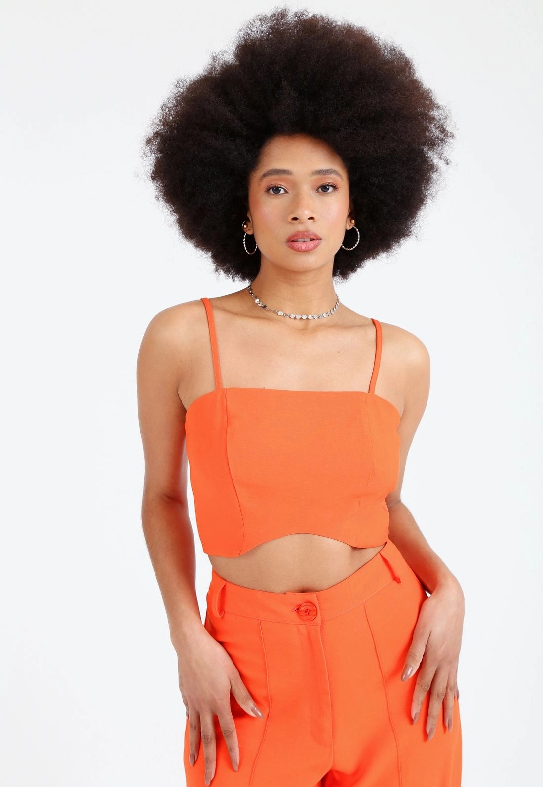Cropped Crepe Alça P