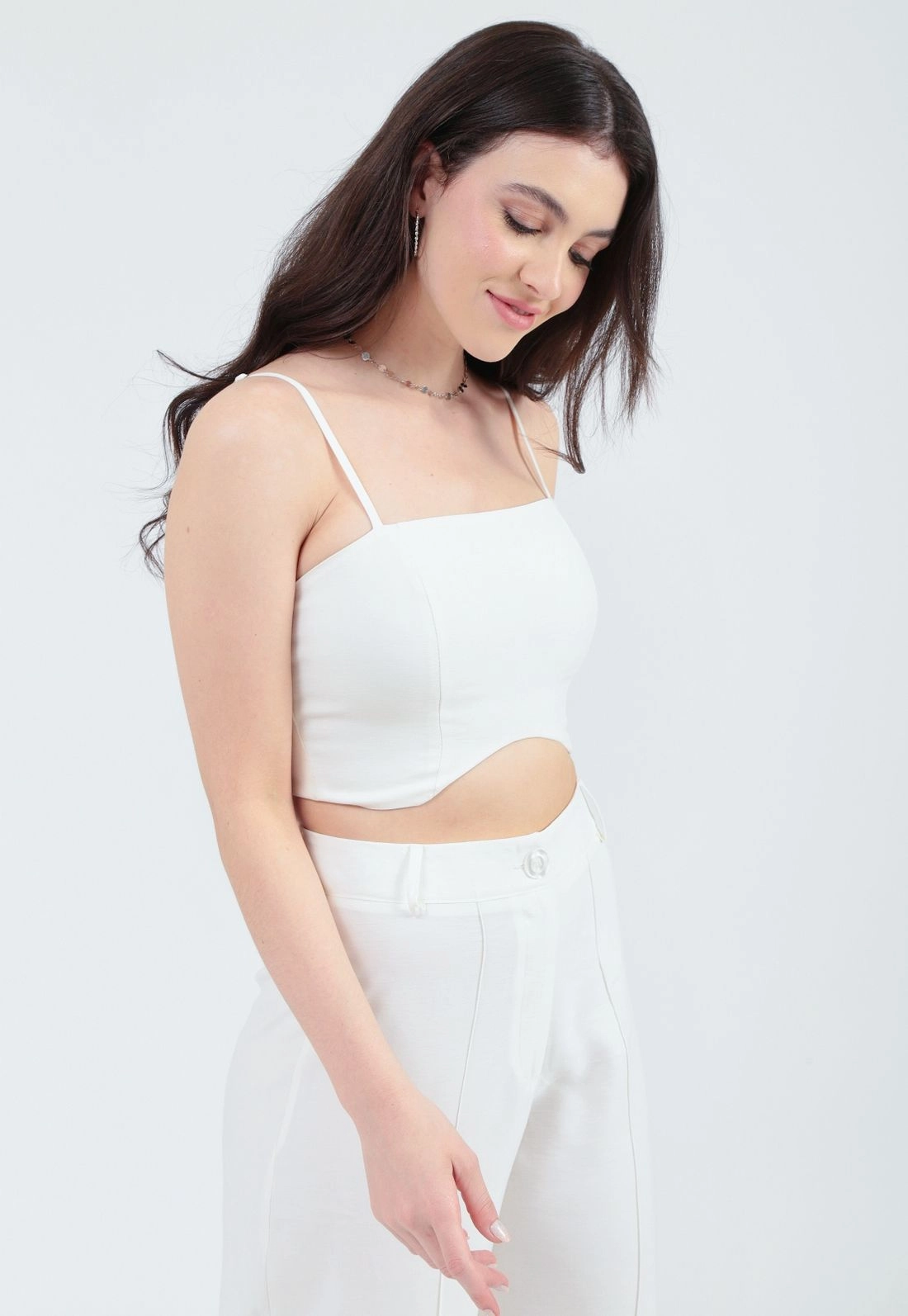 Cropped Crepe Alça P