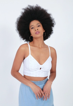 Cropped Lasie Alça Elo Busto