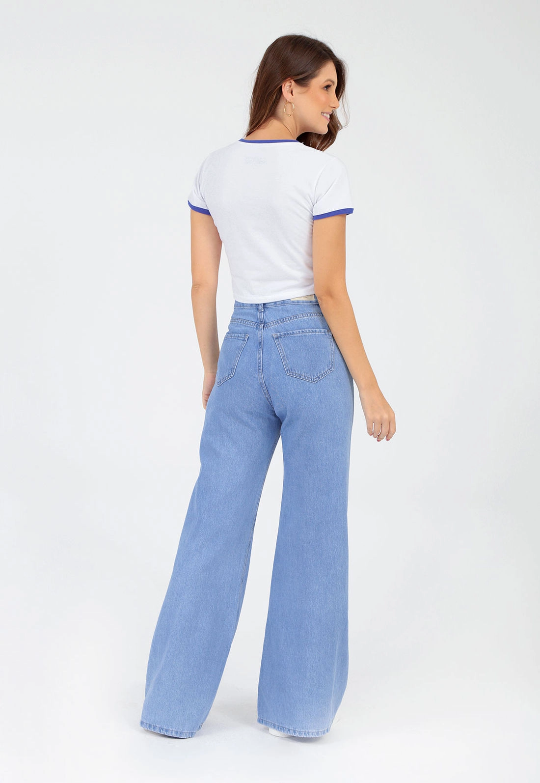 Blusa Cotton Manga Curta New Jersey