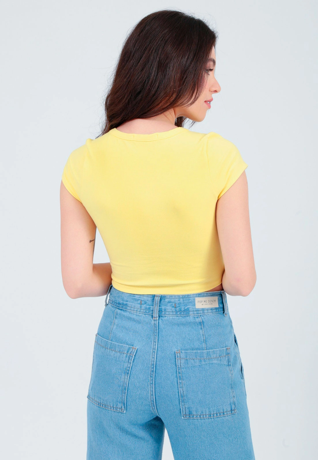 Blusa Cotton Decote Redondo Basica