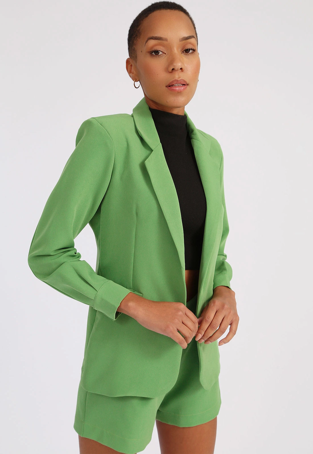 Blazer Alfaiataria Manga Longa