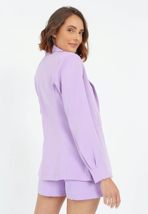 Blazer Alfaiataria Manga Longa