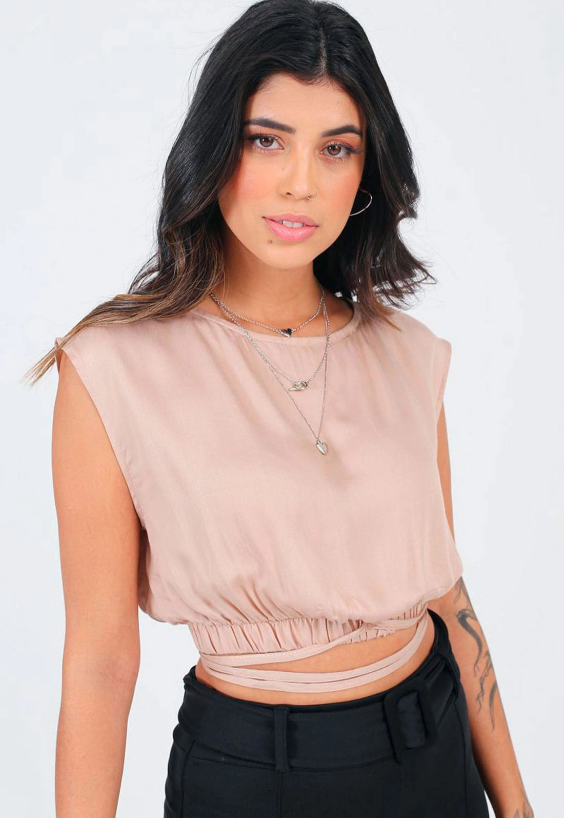 Blusa Amarração Cintura