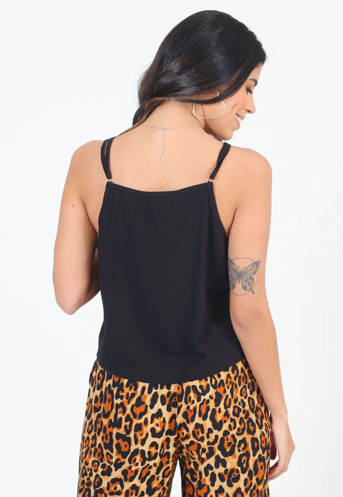 Blusa Alça Botões