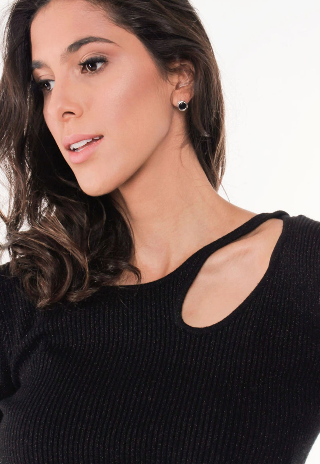 Blusa Tricô Lurex Gota