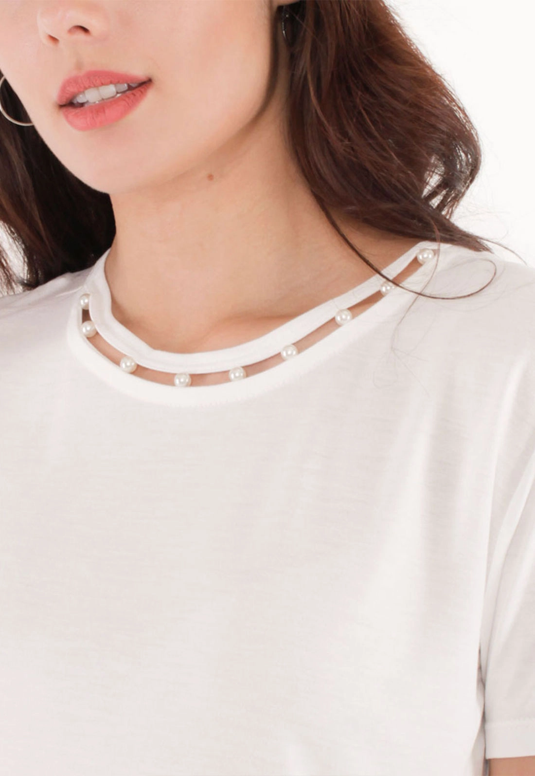 Blusa Malha Detalhe Decote