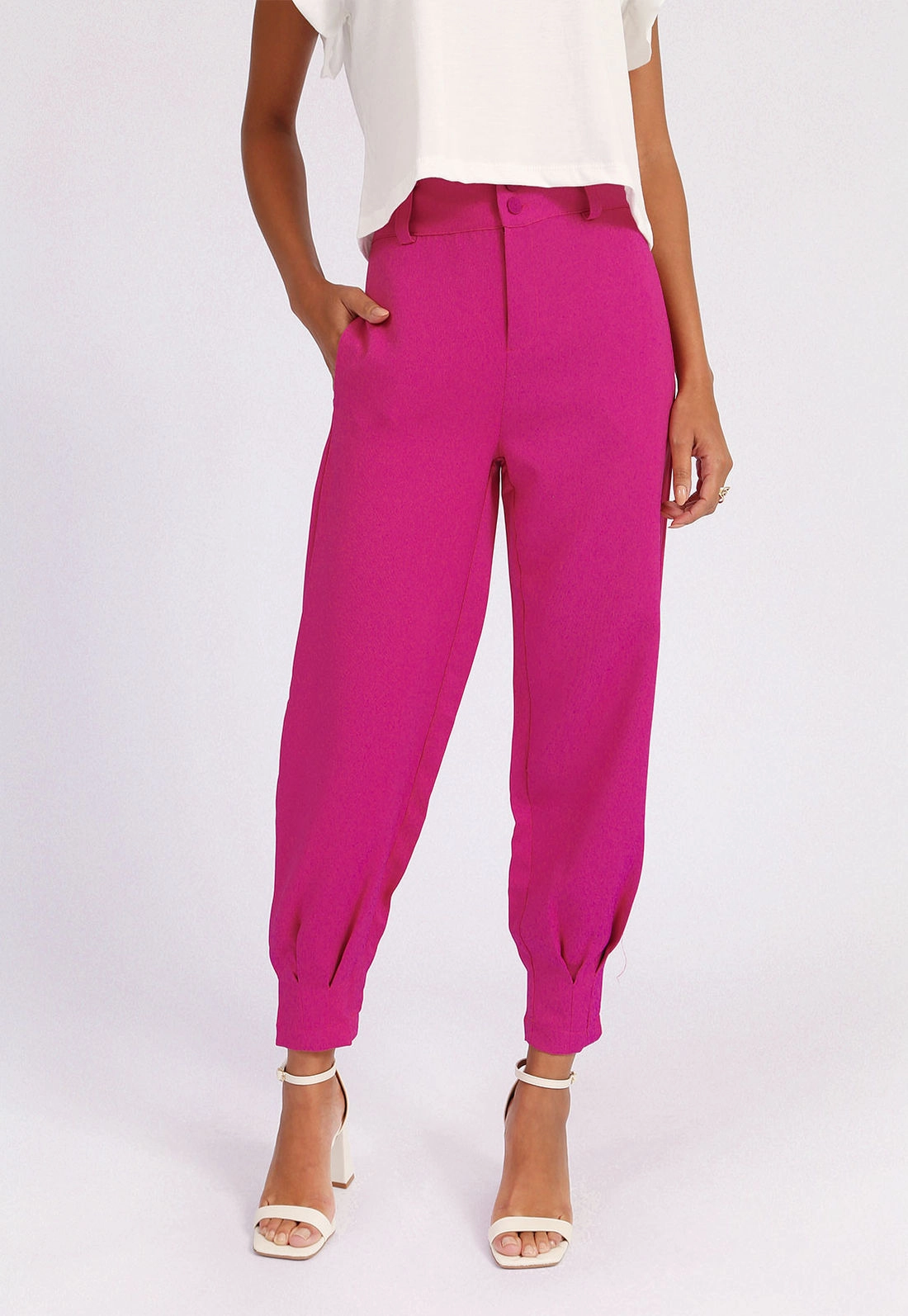 Blusa Cropped Manga Curta Gota