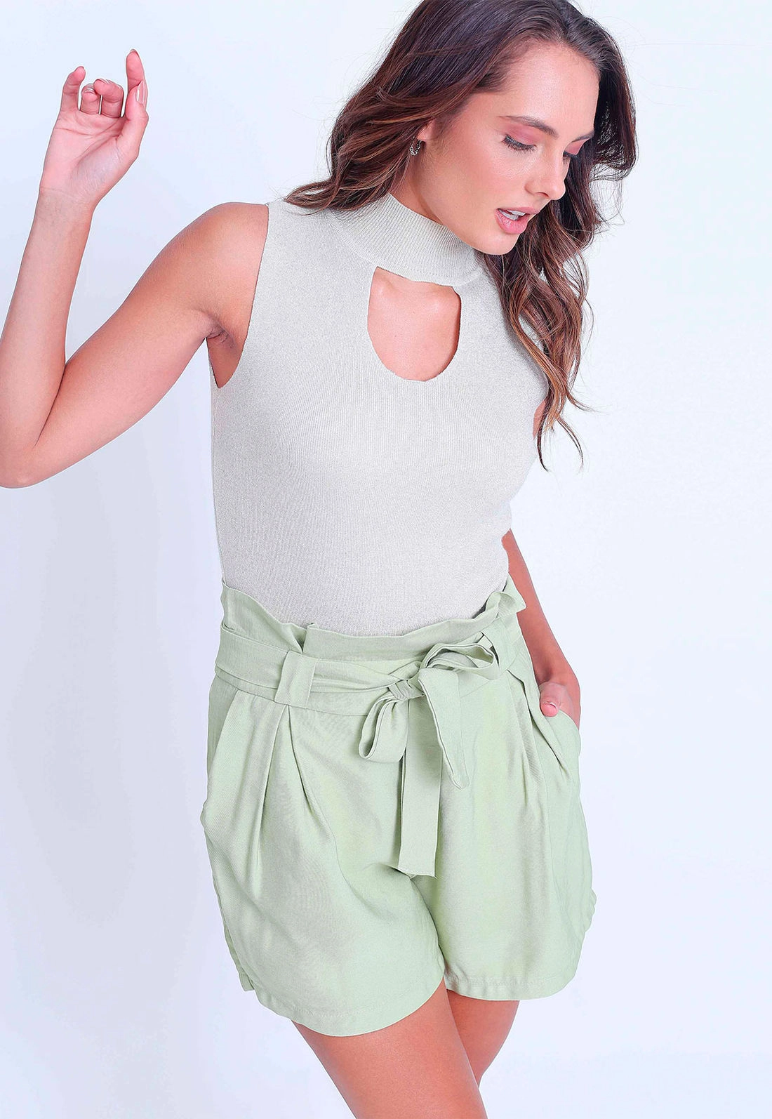 Shorts Clochard Cinto Faixa