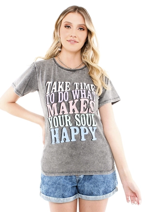 Blusa T-Shirt Take Time