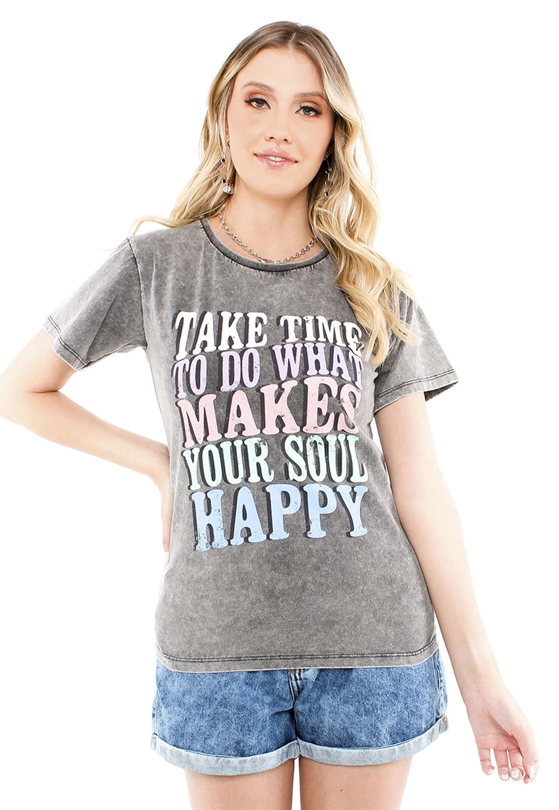 Blusa T-Shirt Take Time