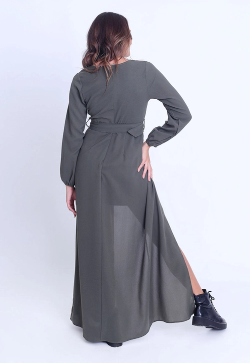 Vestido Curto Manga Longa
