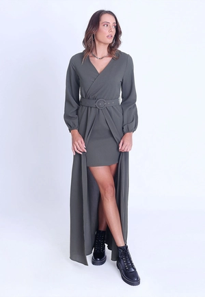 Vestido Curto Manga Longa