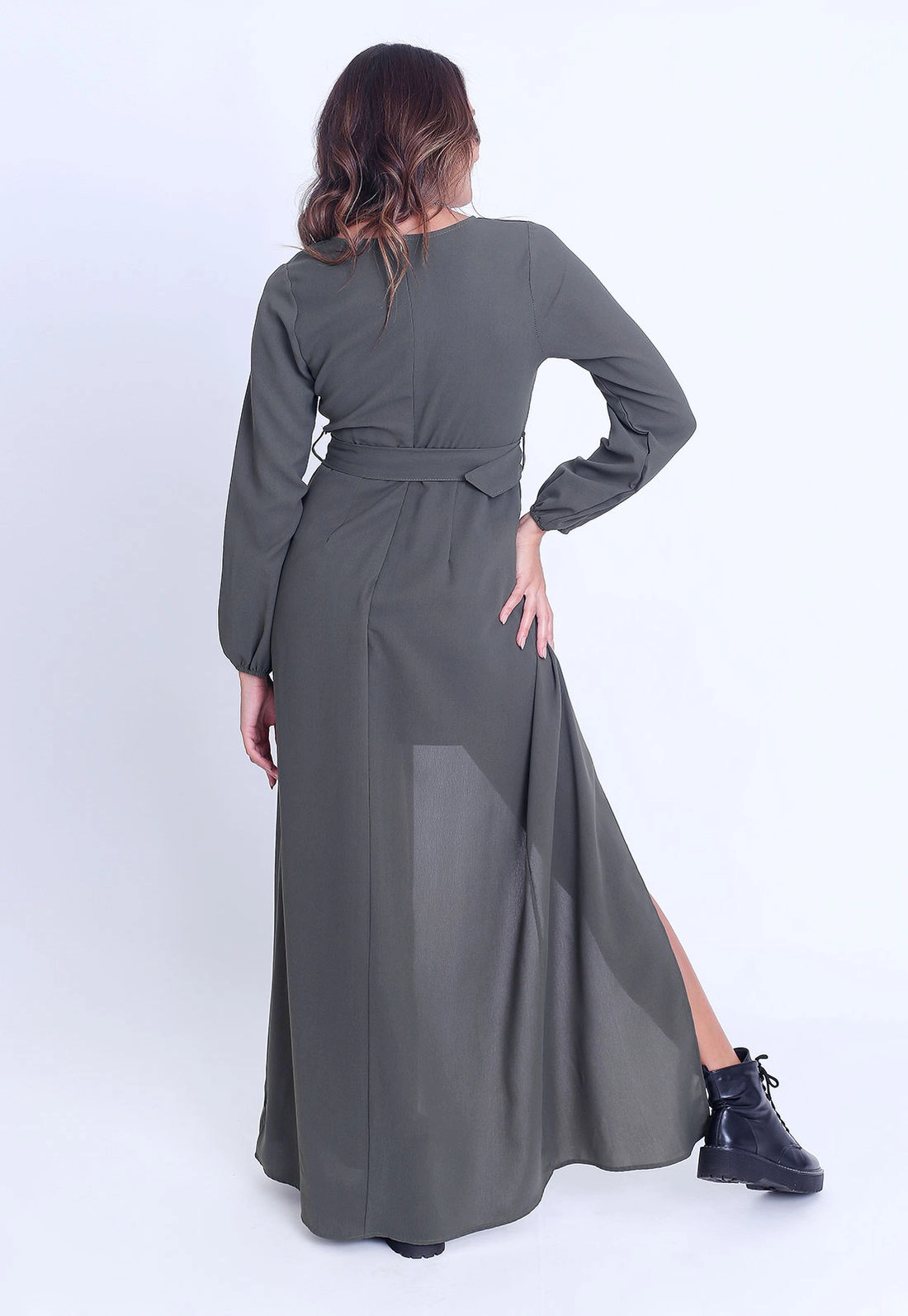 Vestido Curto Manga Longa