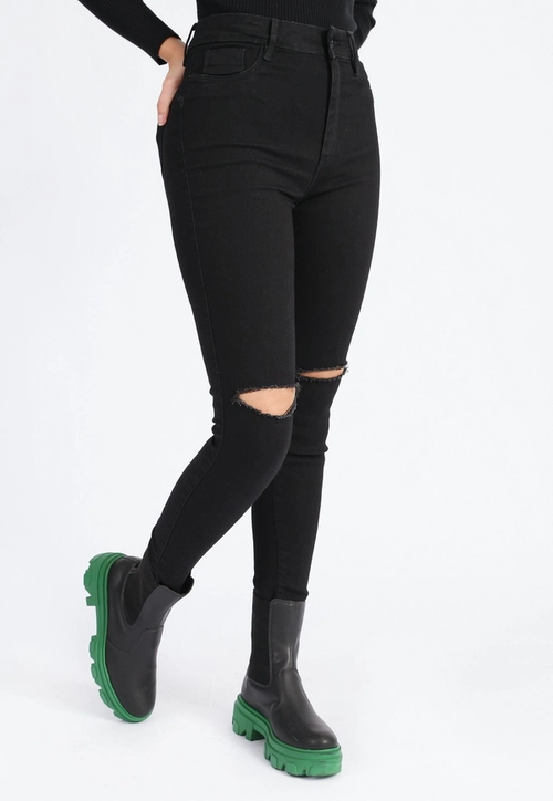 Calça Jeans Black Rasgo